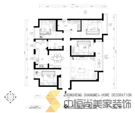 西安,西安家裝,西安家裝設(shè)計(jì),西安小戶(hù)型設(shè)計(jì)公司,裝修案例星雨華府效果圖